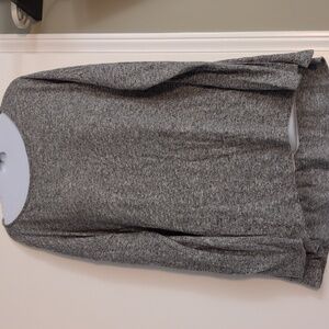 🍁Gibson Heather Grey Drop Shoulder Sweater